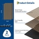 thumbnail image 5 of QinaQin Paneles acústicos de madera acanalada 3D, revestimiento decorativo para pared con absorción y reducción de ruido, ideal para casa, oficina o estudio, 5 of 7