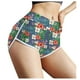 thumbnail image 5 of Gibobby Pantalon cortos yoga mujer Pantalones elásticos para mujer, mallas deportivas de cintura elástica, pantalones de Yoga estampados(Gris,XG), 5 of 5