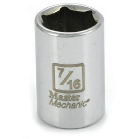 

Danaher Tool Group-asia Division 4PK Master Mechanic 1/4 Drive 7/16 6 Point Socket