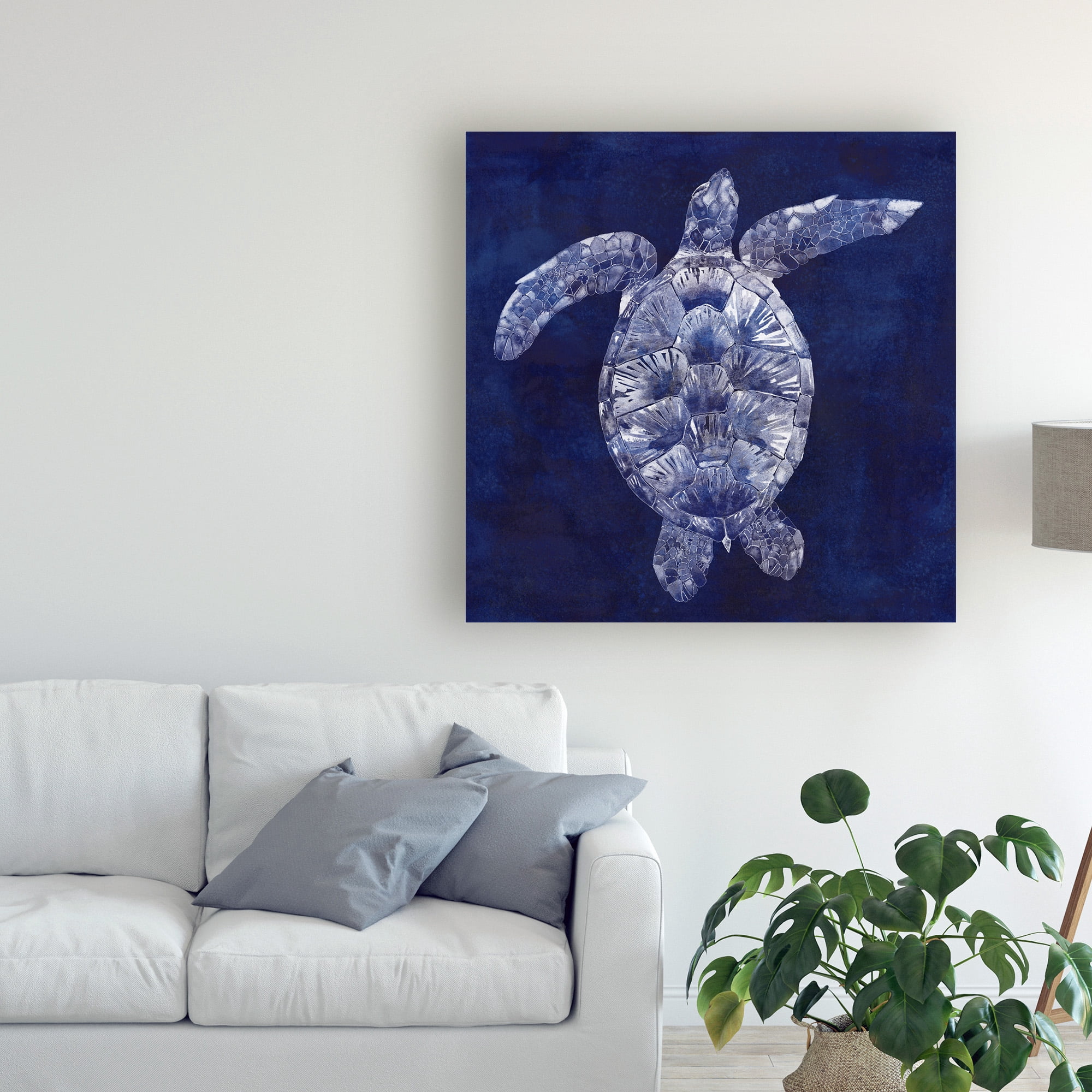 Trademark Fine Art 'Sea Turtle Shadow II' Canvas Art by Grace Popp