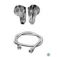 thumbnail image 2 of Chrome Shampoo Sprayer Head with Chrome Hose SA-17A Salon Shampoo Equipment Replacement part, 2 of 4