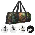 thumbnail image 4 of Bingfone Charming Garden Patio Print Gym Duffle Backpack for Men Women,Travel Weekender Carry-On Bags with Detachable Back Pack Straps for Traveling Overnight Climb Sports, 4 of 7