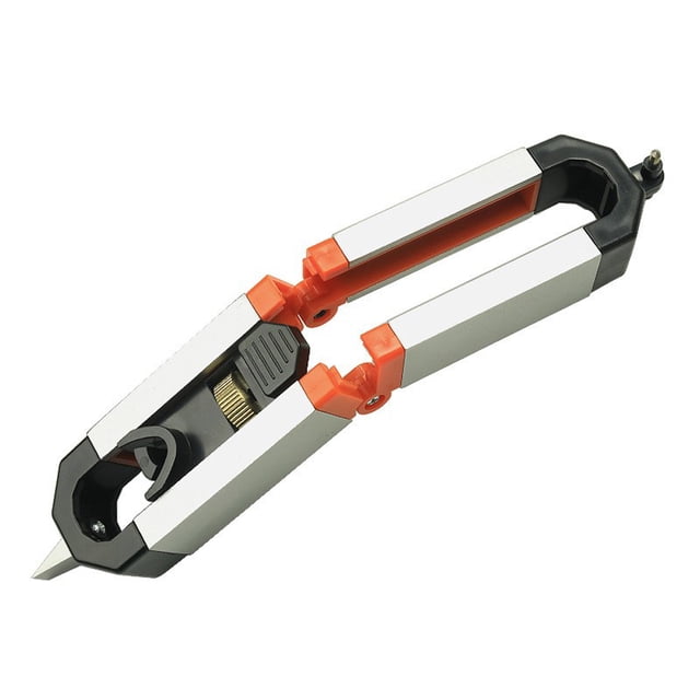 Medidor de contorno plegable, herramienta de perfil preciso con bloqueo ajustable, forma irregular, Irfora Calibre de contorno