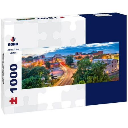 Athens, Georgia, USA downtown cityscape 1000pc Panoramic Puzzle