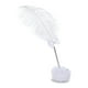 thumbnail image 4 of Pen de escritura de boda con titular de diseño retro plumas blanca elegante regalo de boda de para la escuela de de arte oficina, 4 of 8