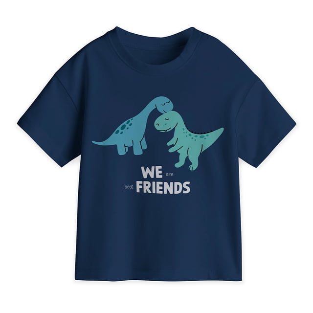 Playera Casual George para Bebes Manga Corta Marino Talla 3
