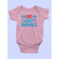 thumbnail image 3 of Life Liberty Happiness Neon Bodysuit Infant -Image by Shutterstock,  Newborn, 3 of 4