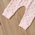 thumbnail image 7 of Toddler Baby Girls Knit Long Sleeve T Shirt Ribbed Sweatshirt Top Floral Pants Tracksuit Clothes, 7 of 7