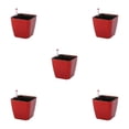 thumbnail image 1 of Naiovety Flores Hierbas y verduras Macetas de flores duraderas para plantas Elegante Maceta de autorriego vino rojo 14 * 13 * 10.5 Type2 NO2, 1 of 6