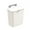 White A, variant on Cheers.US 9L Kitchen Compost Bin for Counter Top or Under Sink, Hanging Small Trash Can with Lid for Cupboard/Bathroom/Bedroom/Office/Camping, Mountable Indoor Compost Bucket