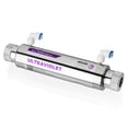 thumbnail image 1 of iSpring Filtro de agua de luz ultravioleta UV UVF11A con interruptor de control de flujo inteligente 11W, 110V, 10 pulgadas, 1 of 7