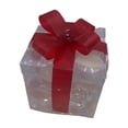 thumbnail image 1 of Lighting Christmas Party Desktop Ornament Gift Box With Bow Durable Outdoor Plastic LED Creative Ornaments, 1 of 10
