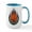 White/Blue Inside, variant on CafePress - Team Nerf Basketball Mugs - 15 oz Ceramic Large White Novelty Mug