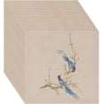 thumbnail image 1 of 20 hojas de tela de lino beige cuadrada para bordar, de 25 x 25 cm (9,8 x 9,8 pulgadas). Tela para bordar, ideal para prendas de vestir, manualidades y accesorios., 1 of 6