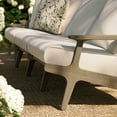 thumbnail image 4 of Modway Saratoga Outdoor Patio Teak Sofa in Weathered Gray White, 4 of 10