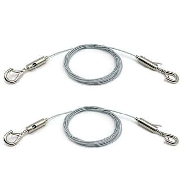 2PCS Adjustable Picture Hanging Wire Kit,1MX1.5Mm Cables Hanging Rope