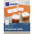 thumbnail image 1 of Textured Wraparound Labels 7-17/20"X1-3/4" 50/Pkg-White, 1 of 1