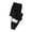 Black, variant on Loopsun Kids Boys Girls Leggings 3 to 15 Years Fall Winter Solid Fleece Warm Casual Pants