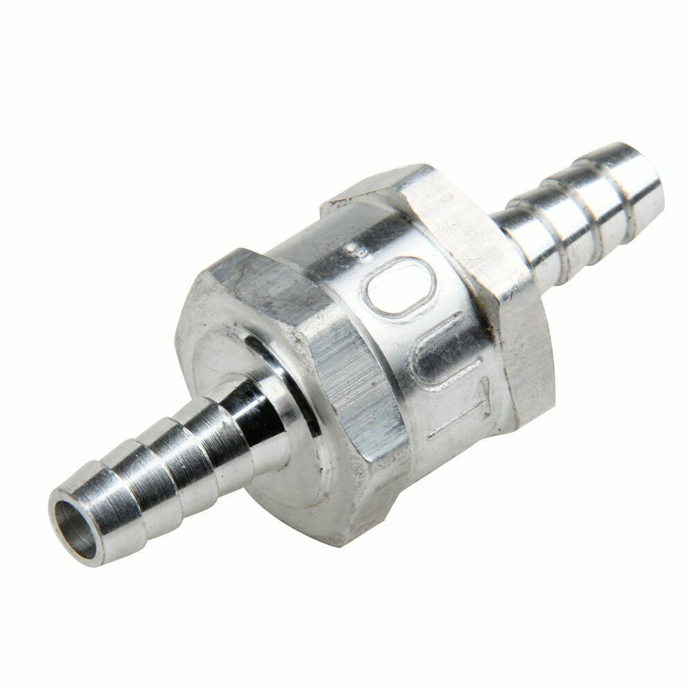 5/16" 8mm Fuel Line One Way Non Return Aluminium Check Valve Petrol