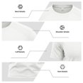 thumbnail image 5 of Quick Dry Mens Workout Shirts Short Sleeve Athletic Gym Tee Breathable Exercise Training Running Sports Active Fitness Top White L, 5 of 6