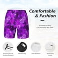 thumbnail image 3 of Fotbe Berry Raspberry Men’s Swim Trunks Quick Dry Swim Shorts Board Shorts with Mesh Lining-X-Large, 3 of 9