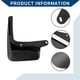 thumbnail image 5 of Guardias de barro Unique Bargains con accesorios de montaje para BMW Serie 5 G30 G38 2017-2022, guardias de barro delanteras y traseras, 1 juego, 5 of 6