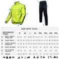 thumbnail image 5 of Men's Tracksutis 2 Piece Full Zip Running Jogging Sweatsuits Set with Drawstiring-Limen Green，5XL, 5 of 5