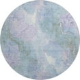 thumbnail image 2 of Addison Rugs Mayfield Premium Machine Washable Transitional Abstract Lavender Round Rug, 8' x 8', 2 of 6