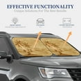 thumbnail image 7 of Picia Retro Palm Tree 2 Piece Car Windshield Sun Shade Foldable | Foldable Sun Shield for Front Window Blocks UV Rays and Keeps Your Vehicle Cool-Small, 7 of 7
