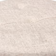thumbnail image 4 of Baxton Studio Ottomane de Table Basse en Tissu Capitonné et Bois, Beige, 4 of 7