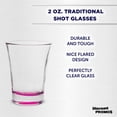 thumbnail image 3 of Shot Glasses 2 oz. Set of 10, Bulk Pack - Great for Wedding, Party, Birthday, Gifts - Pink, 3 of 5