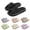 Black, variant on Cloud Soft-Sole Non-slip Slides Thick-Sole Breathable Comfortable Summer Footwear Beige 38