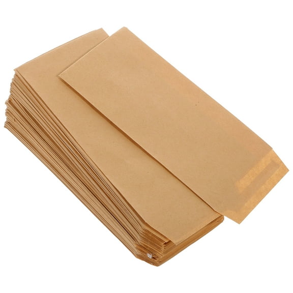 OATIPHO Small Khaki Kraft Envelopes for Seeds and Money Storage 100Pcs