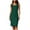 Green, variant on yillto Women's Tank Dress Crew Neck Sleeveless Casual Midi Dresses Summer Basic Slim Mini Dress