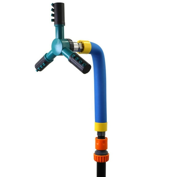 FeiFu Trampoline Sprinkler Attachment 360 Degree Rotating Spray for Kids Play & Greensward Watering Large Area Coverage Garden Accessory One Size