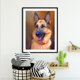 thumbnail image 5 of Cuadros Decorativos Kit de pintura al óleo de perro por números, imagen acrílica sin marco DIY sobre lienzo Sywqhk Nuevos Originales, 5 of 9