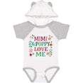 thumbnail image 3 of Inktastic Mimi and Poppy Love Me Granddaughter Girls Baby Bodysuit, 3 of 5