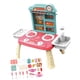thumbnail image 4 of Juego de juego para niños perfke juego de rol educativo fregadero cocina lavado Juguete Rosa, 4 of 9