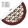 thumbnail image 3 of Sigee Cute Puppy for Christmas Decoration Tree Skirt Christmas Plaid Tree Skirt,Christmas home decor Holiday Tree Skirt Fits TChristmas Tree-36", 3 of 6