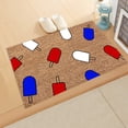thumbnail image 4 of 16x24 Inch Coir Doormat Outdoor Plain Outdoor Door Mats for Outside Entry Rug Tape for Hardwood Floors Front Door Mat Mat for Outside Entry Way Doormat Entry Rugs, Red, White and Blue Popsicles, 4 of 4