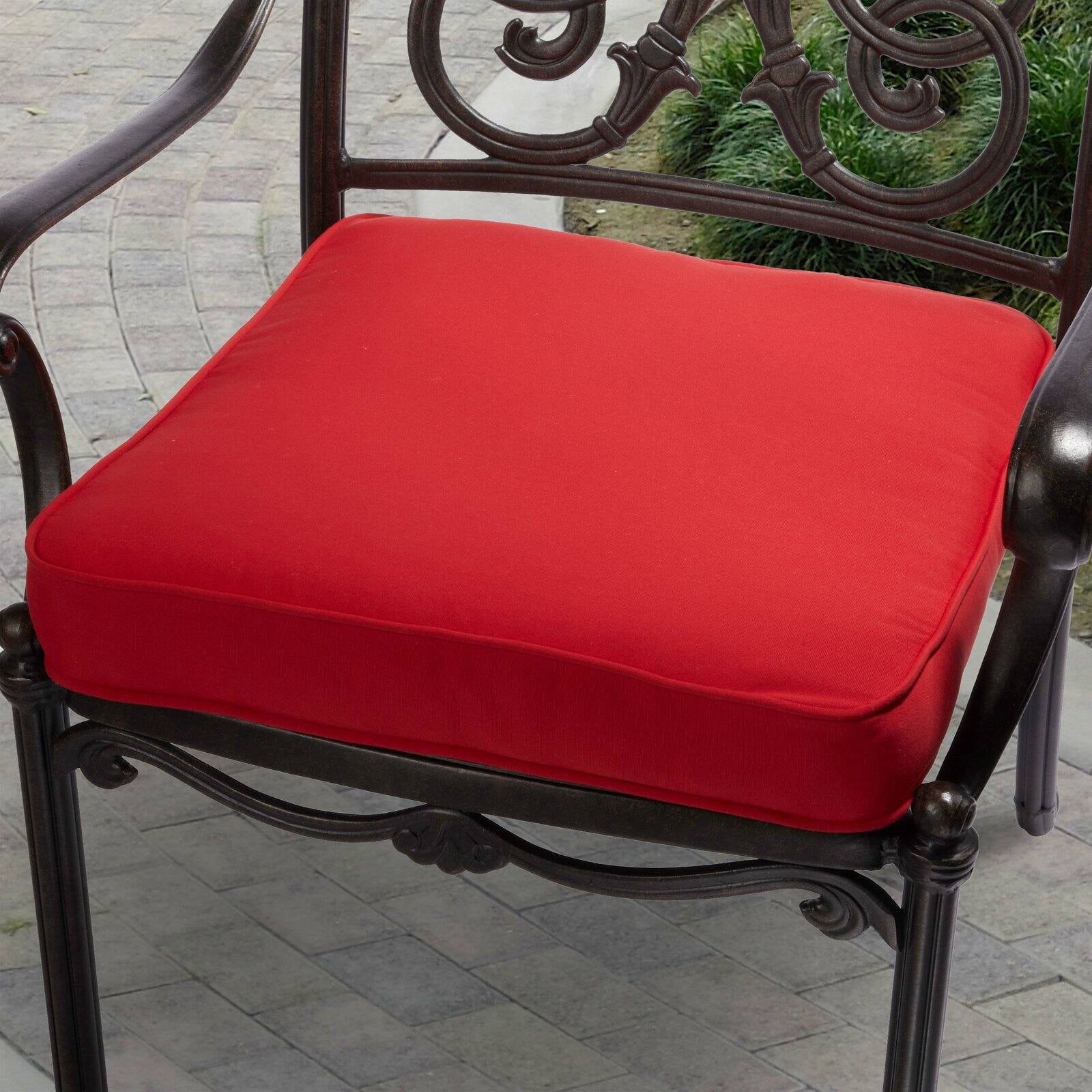 Mozaic Company Veranda Outdoor Corded Chair Cushion Walmart Com Walmart Com