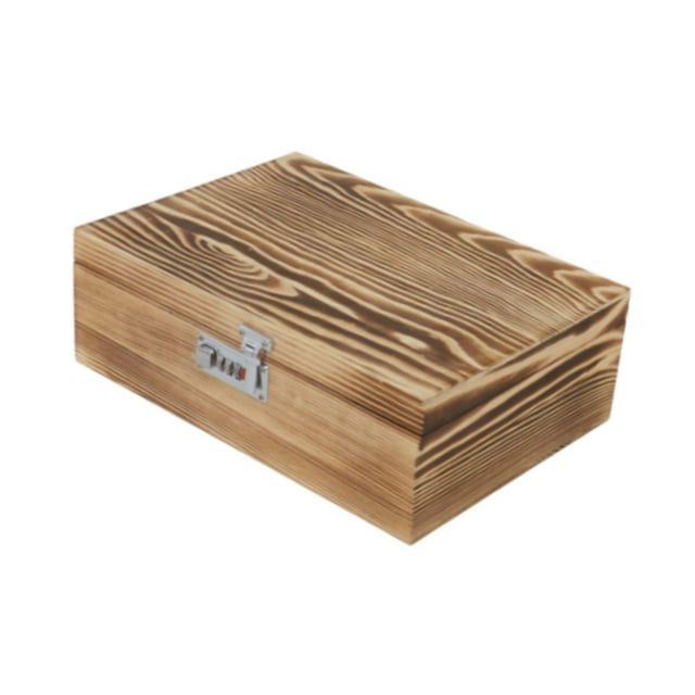 Hucha de madera decorativa, estilo retro, para niños, mamás y mujeres. café