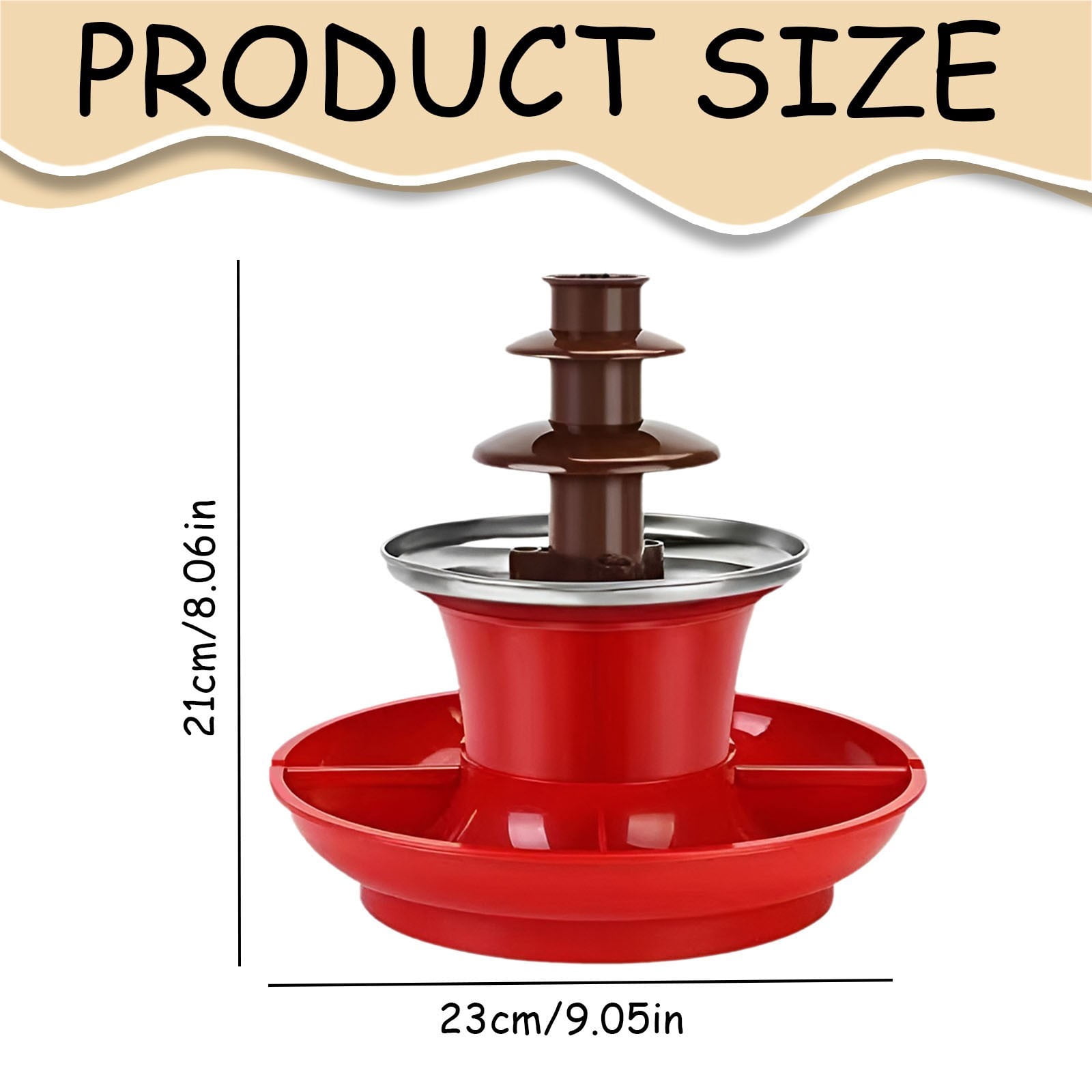 Food Blender Smoothie Personal Plastic Chocolate Fountain Machine Melting Tower Hot Pot