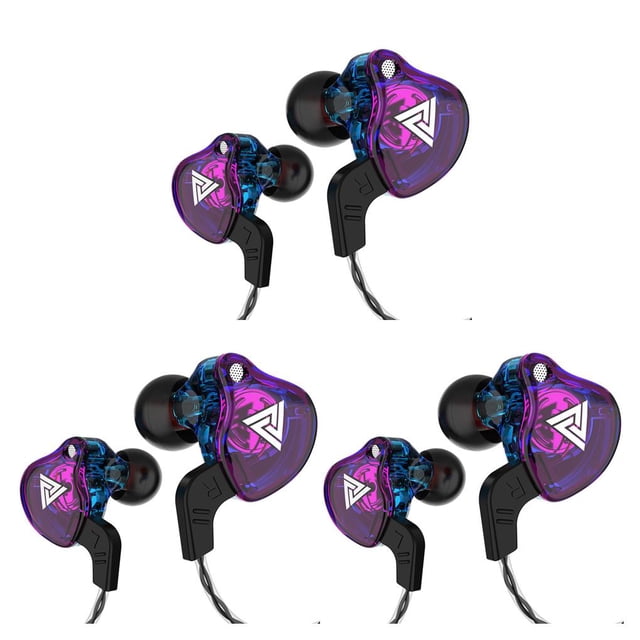 Auriculares con cable Methold sonido estéreo HiFi deportivos para correr color Violeta