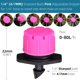 thumbnail image 1 of 12 Colors of Adjustable 8-Holes Drippers Garden Irrigation Spinkler Nozzle Balcony Greenhouse Watering Emitters Automatic Tool300 PCS He Qiyong unisex, 1 of 2