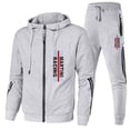 thumbnail image 2 of Conjuntos de chándal de carreras Martini para hombre, ropa deportiva de moda, informal, primavera y otoño, combinación con sudadera con capucha y pantalones, traje de dos piezas, 2 of 3