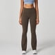 thumbnail image 1 of Pincandy Women's Solid Color High Waist Flared Yoga Pants, Elastic Waist, Stretchy Fabric, Yoga & Daily Fitness, 1 of 5