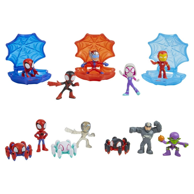 Marvel: Spidey and His Amazing Friends Webs Up Mini Preschool Kids Toy  Action Figure for Boys and Girls Ages 3 4 5 6 7 and Up (2”) 