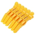 thumbnail image 1 of 6Pcs Cheveux, Glisser Simple Pince à Cheveux Outil Anti-Barbier Section Chaude Griffe Fermoirs Noir, 1 of 8