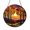 Acrylic 3.5 Inch, variant on Mythical Autumn Landscape Stained Glass Suncatcher, Sunset Forest Window Decor, Fall Tree Mountain Hanging Art Panel, Nature Inspired Design, Decorative Home Accent